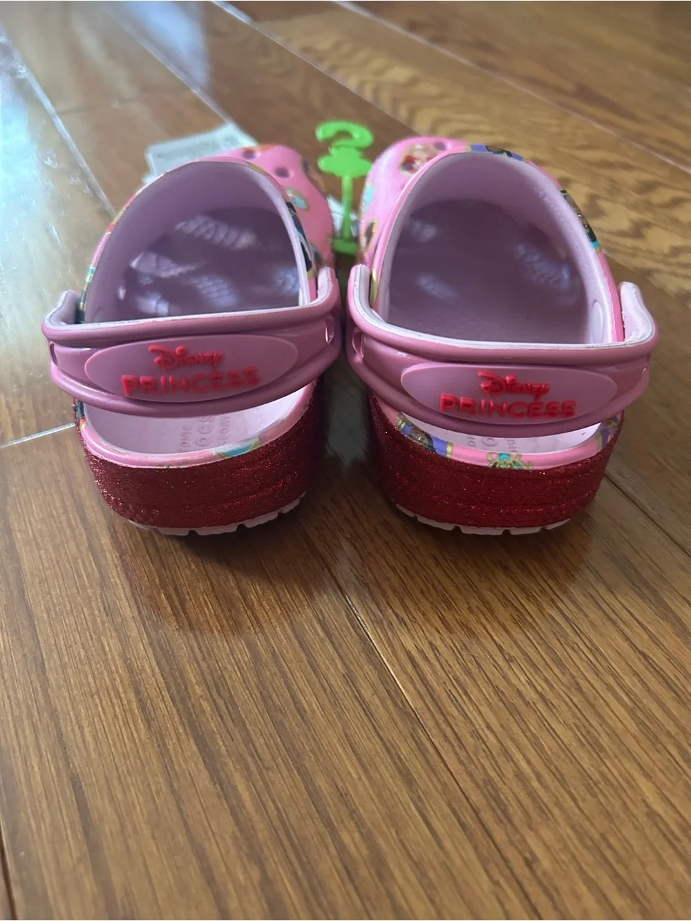 CROCS Pink Disney Princess Kids' Clog Shoes Size 7 NWT